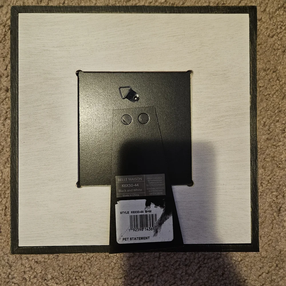 Pet Pawprint Love 4x4 Picture Frame